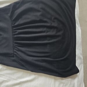 Joe Fresh Black Satin Dress